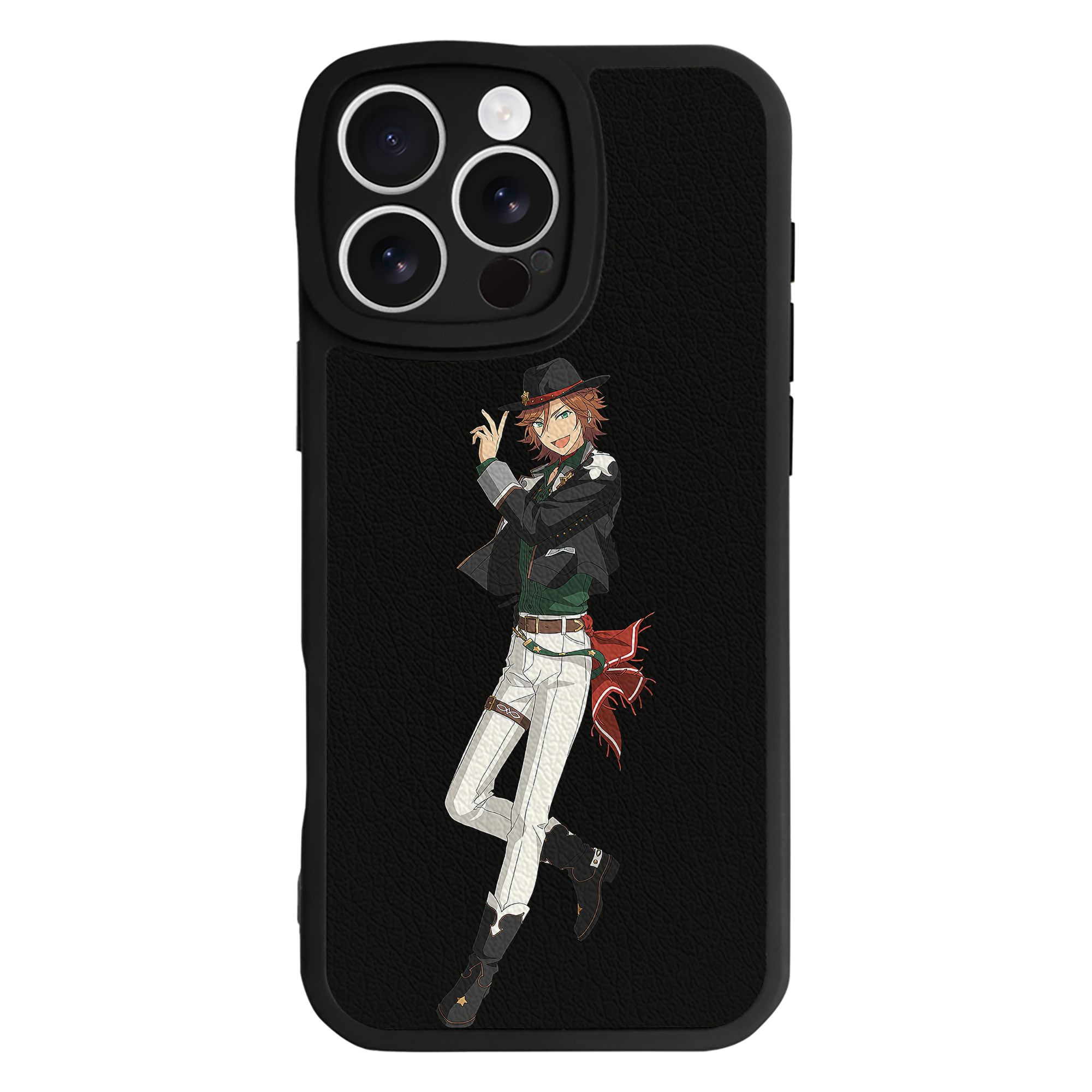 （画像用） あんさんぶるスターズ! Ensemble Stars 【iPhone 16シリーズ対応】シリコンスマホケース（レザー調） 材質：シリコン